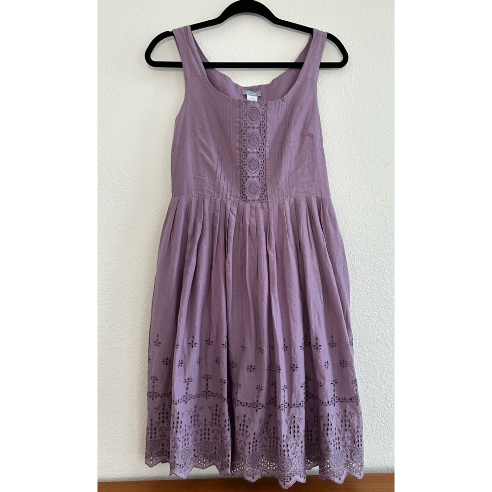 Delia’s Purple Sleeveless Sundress with Cutwork Embroidery detailing Size: 9/10